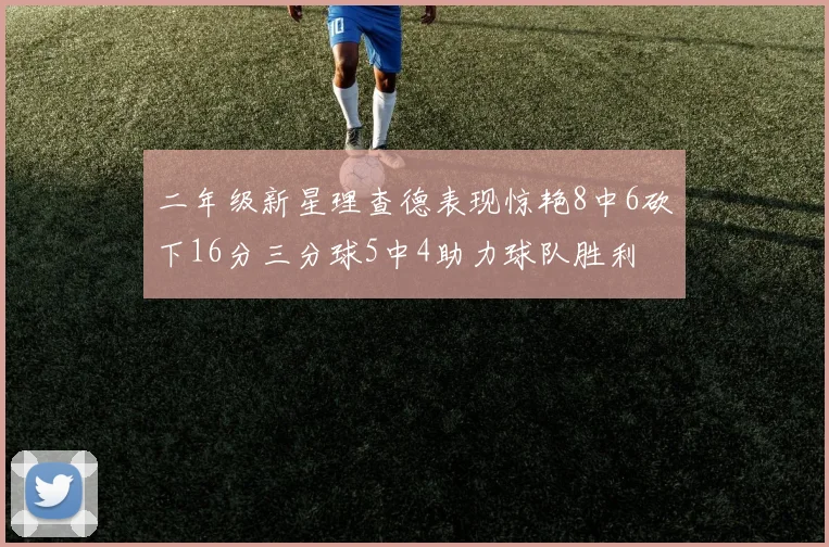 二年级新星理查德表现惊艳8中6砍下16分三分球5中4助力球队胜利